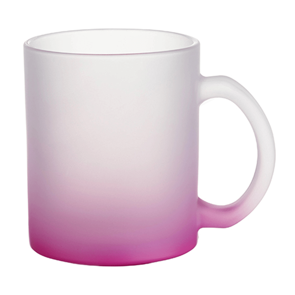 HPN SubliCraft 11 oz. Color Gradient Sublimation Glass Mug - 12 per case - HeatPressNation