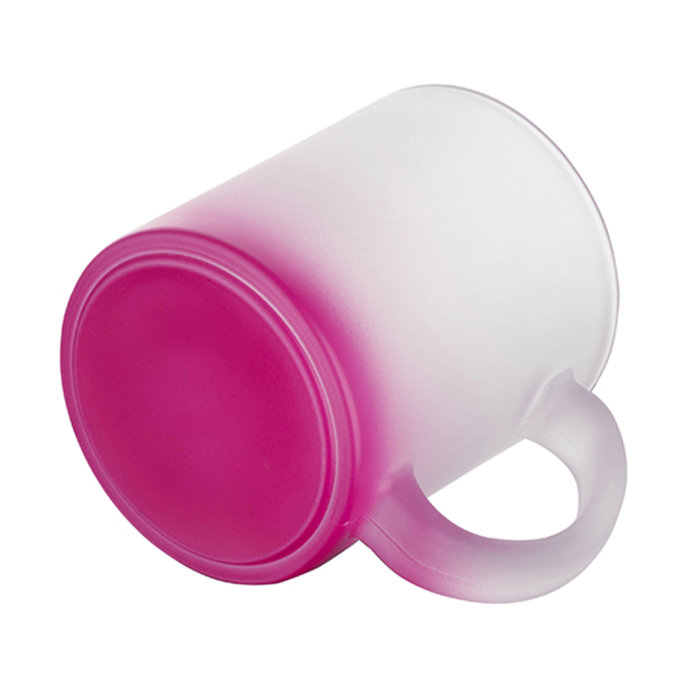 HPN SubliCraft 11 oz. Color Gradient Sublimation Glass Mug - 12 per case - HeatPressNation