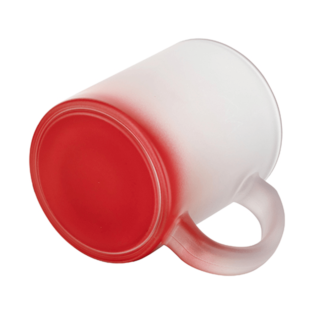 HPN SubliCraft 11 oz. Color Gradient Sublimation Glass Mug - 12 per case - HeatPressNation