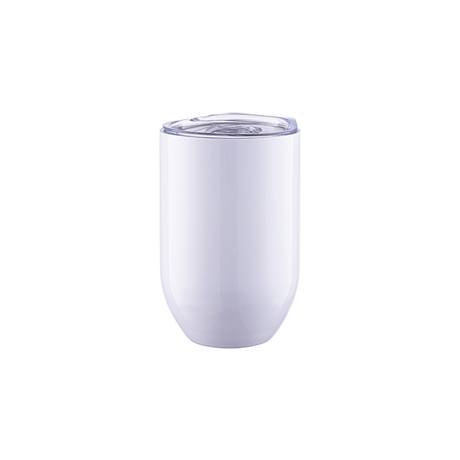 HPN SubliCraft 12 oz. Sublimation Stainless Steel Stemless Wine Tumbler Cup - HeatPressNation