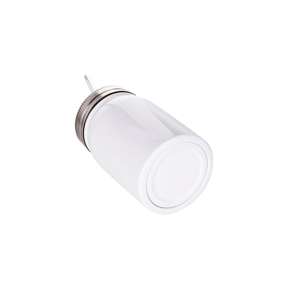 HPN SubliCraft 17 oz. Sublimation Stainless Steel Mason Jar with Straw - HeatPressNation