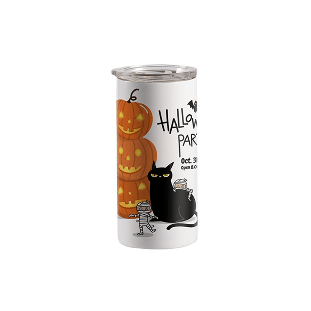 HPN SubliCraft 12 oz. White Sublimation Stainless Steel Lowball Tumbler - HeatPressNation