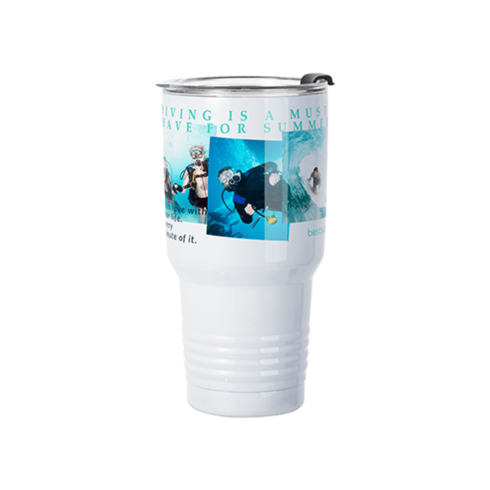 HPN SubliCraft 30 oz. Sublimation Stainless Steel Mega Tumbler - HeatPressNation