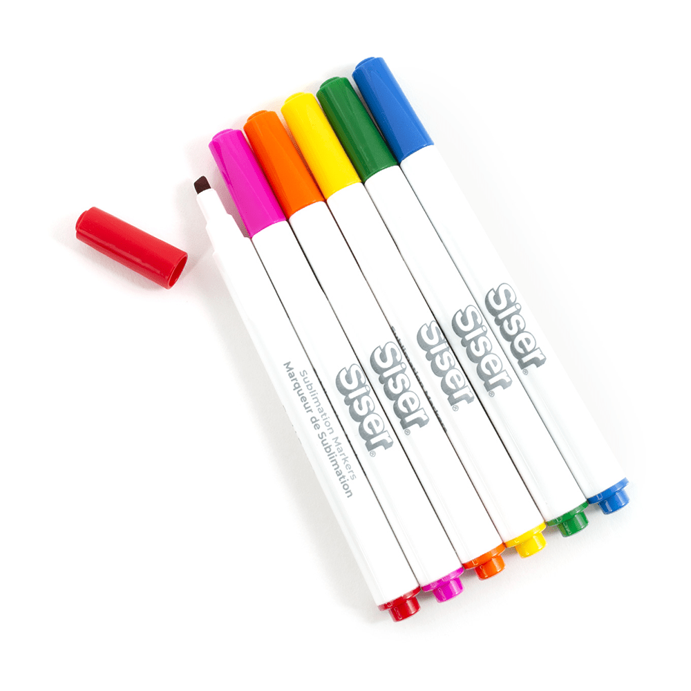 Siser Sublimation Markers Primary Pack (6ct) - HeatPressNation