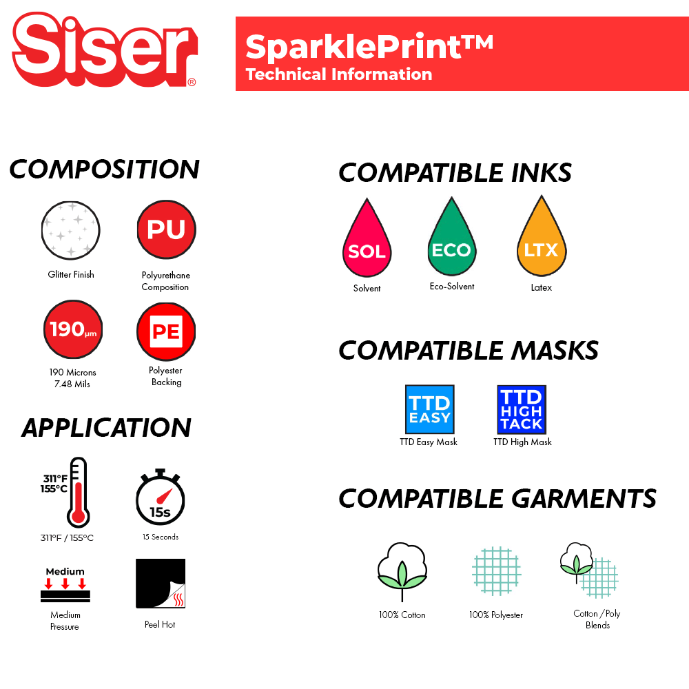 Siser SparklePrint Digital Media - HeatPressNation