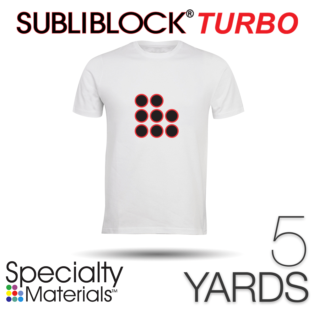Specialty Materials SUBLIBLOCK TURBO Heat Transfer Vinyl - 5 yd - HeatPressNation
