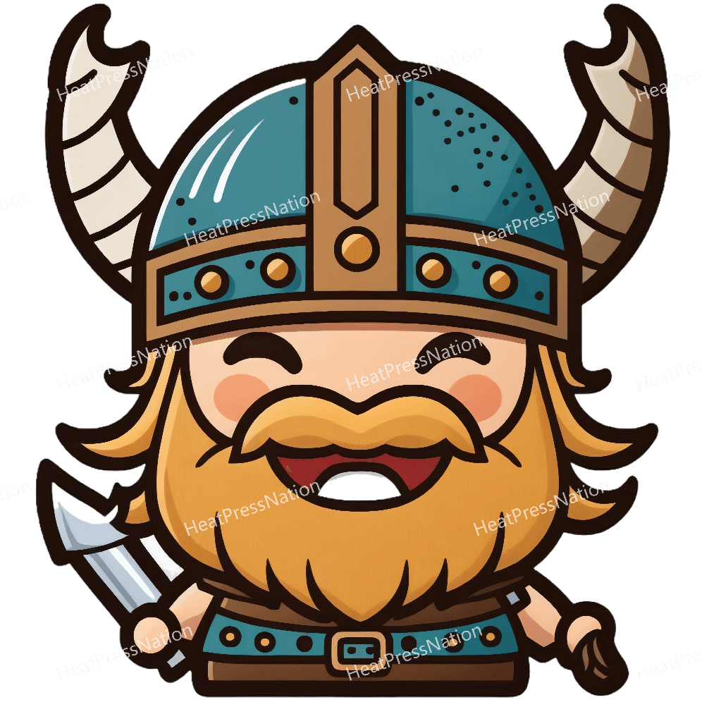 Surprised Viking Warrior Design - HeatPressNation