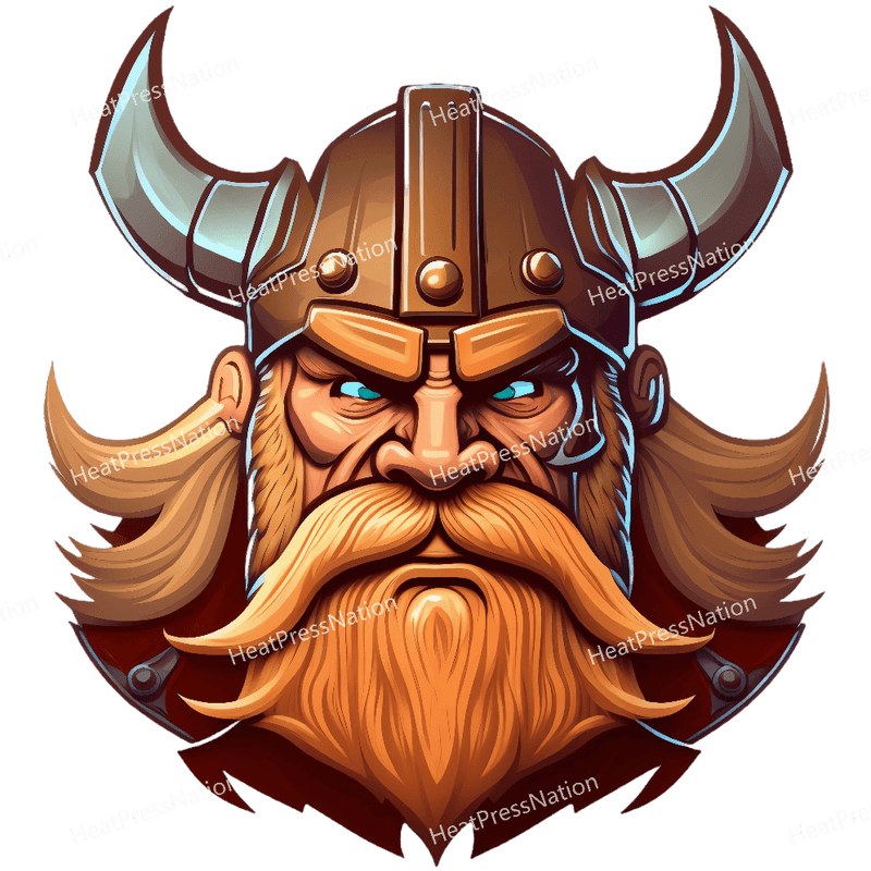 Detailed Warrior Viking Design