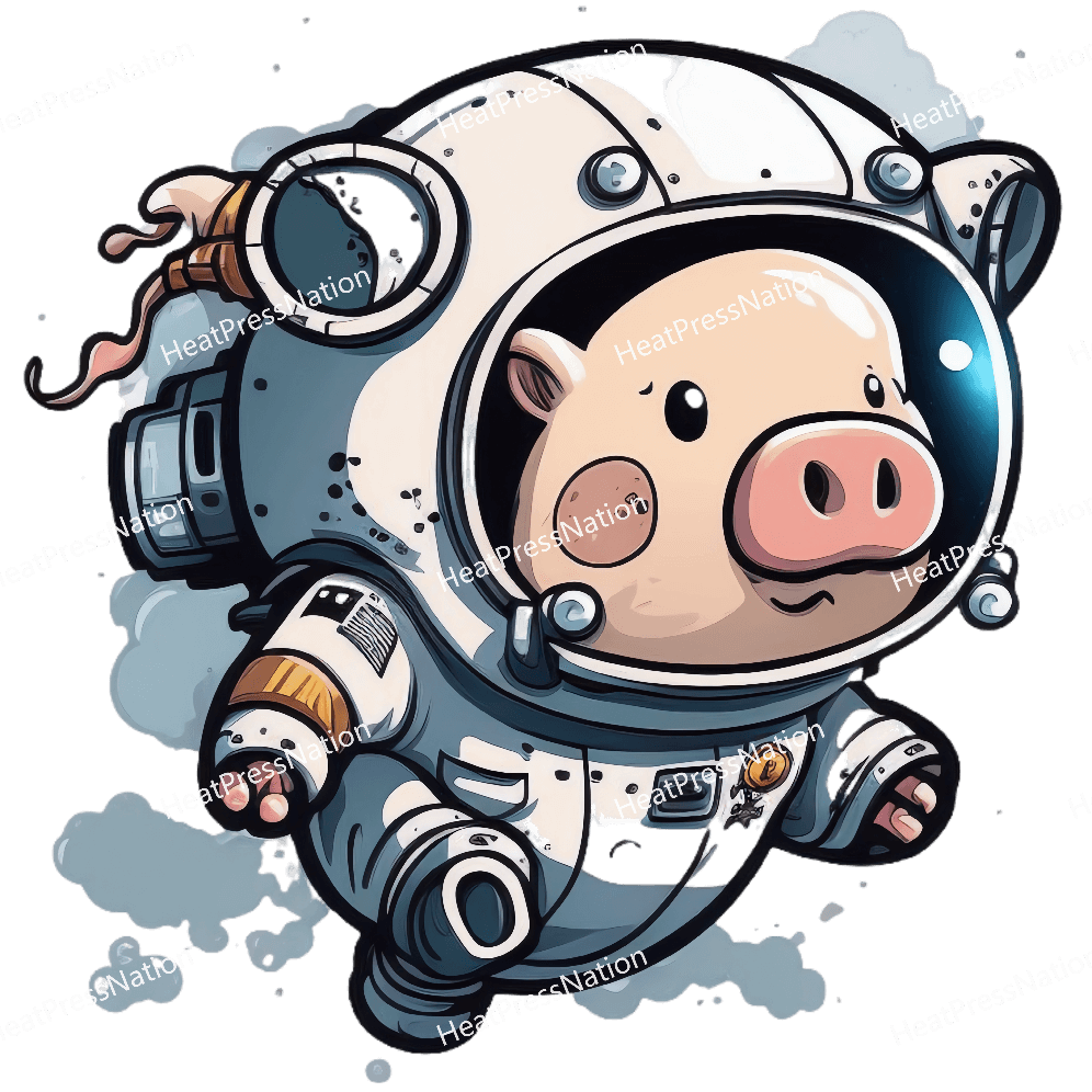 Pig Astronaut Design - HeatPressNation