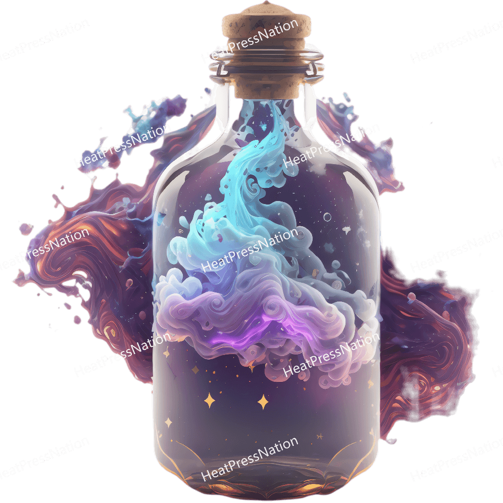 Fantasy Potion Bottle Design - HeatPressNation