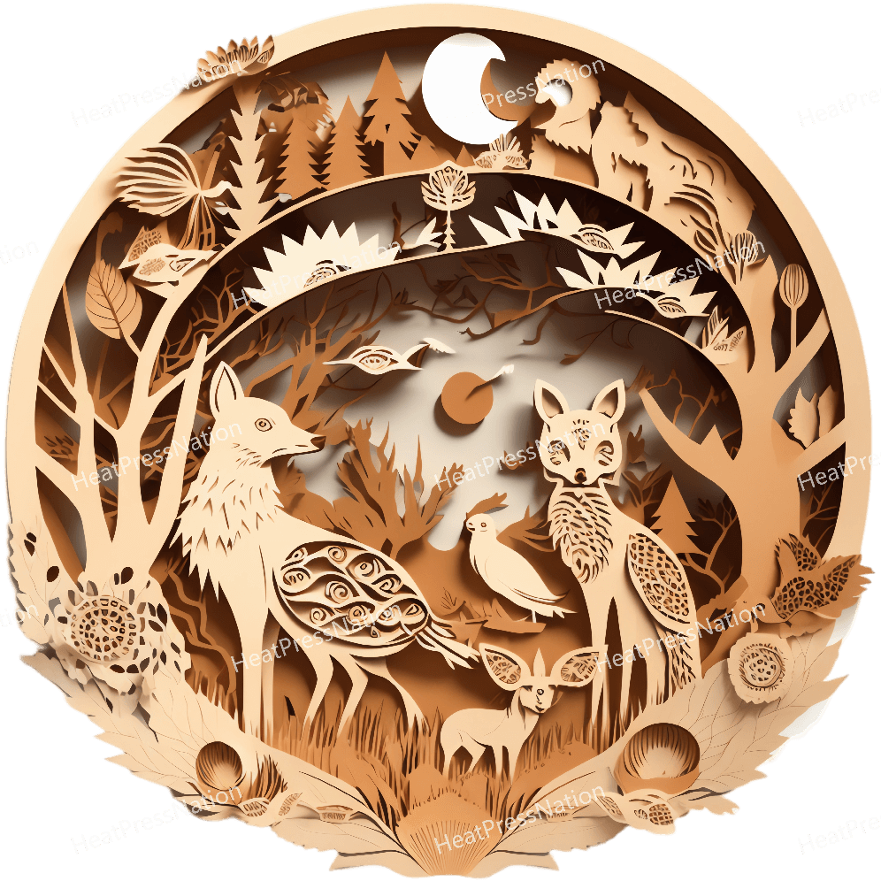 Wild Animal Cutout Design - HeatPressNation