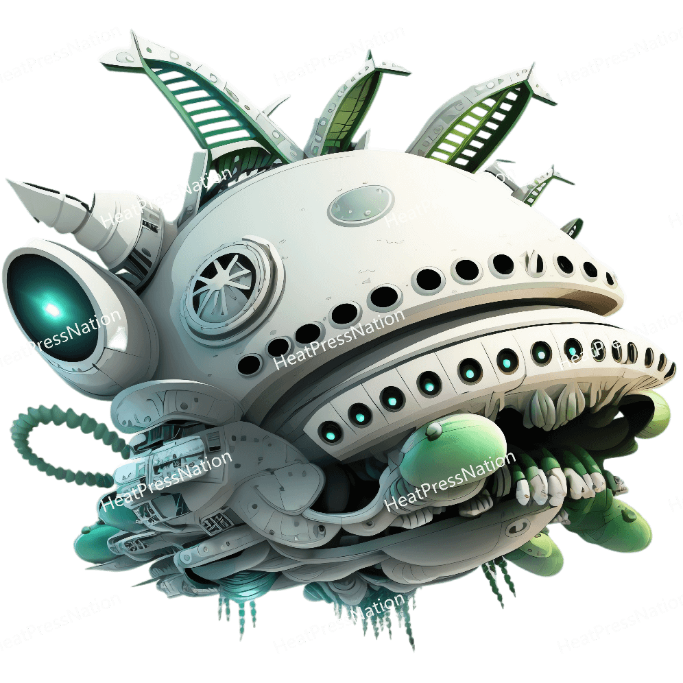 Futuristic Spaceship Design - HeatPressNation