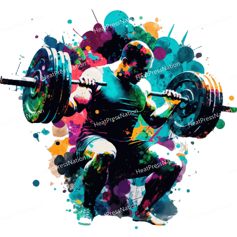 Splatter Weight Training Design - HeatPressNation