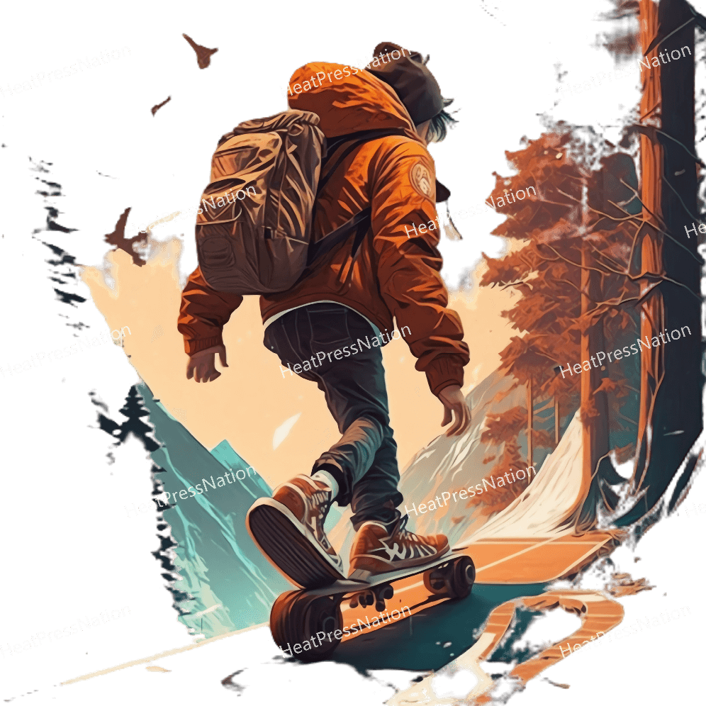 Splatter Hiking Design - HeatPressNation