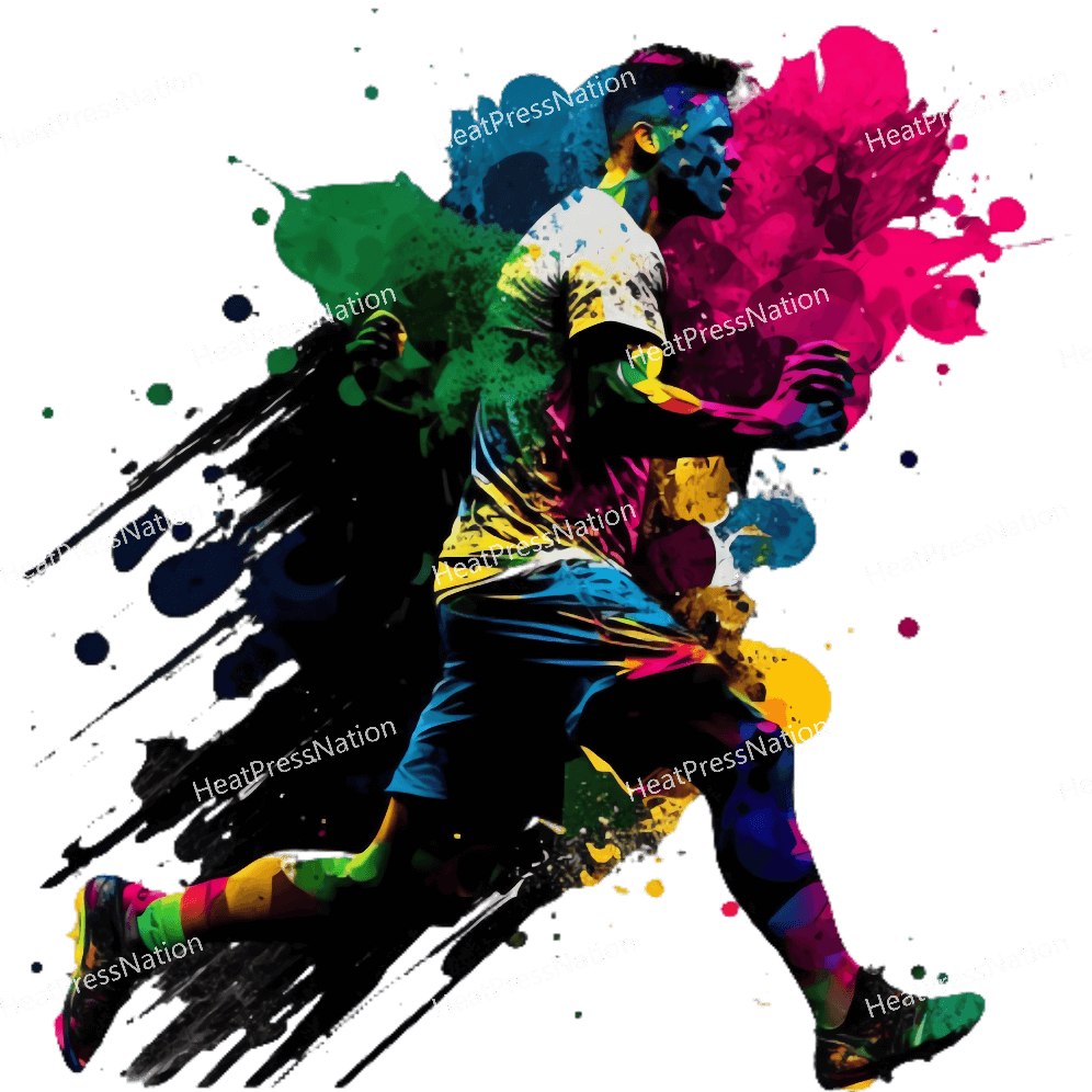 Splatter Jogging Design - HeatPressNation