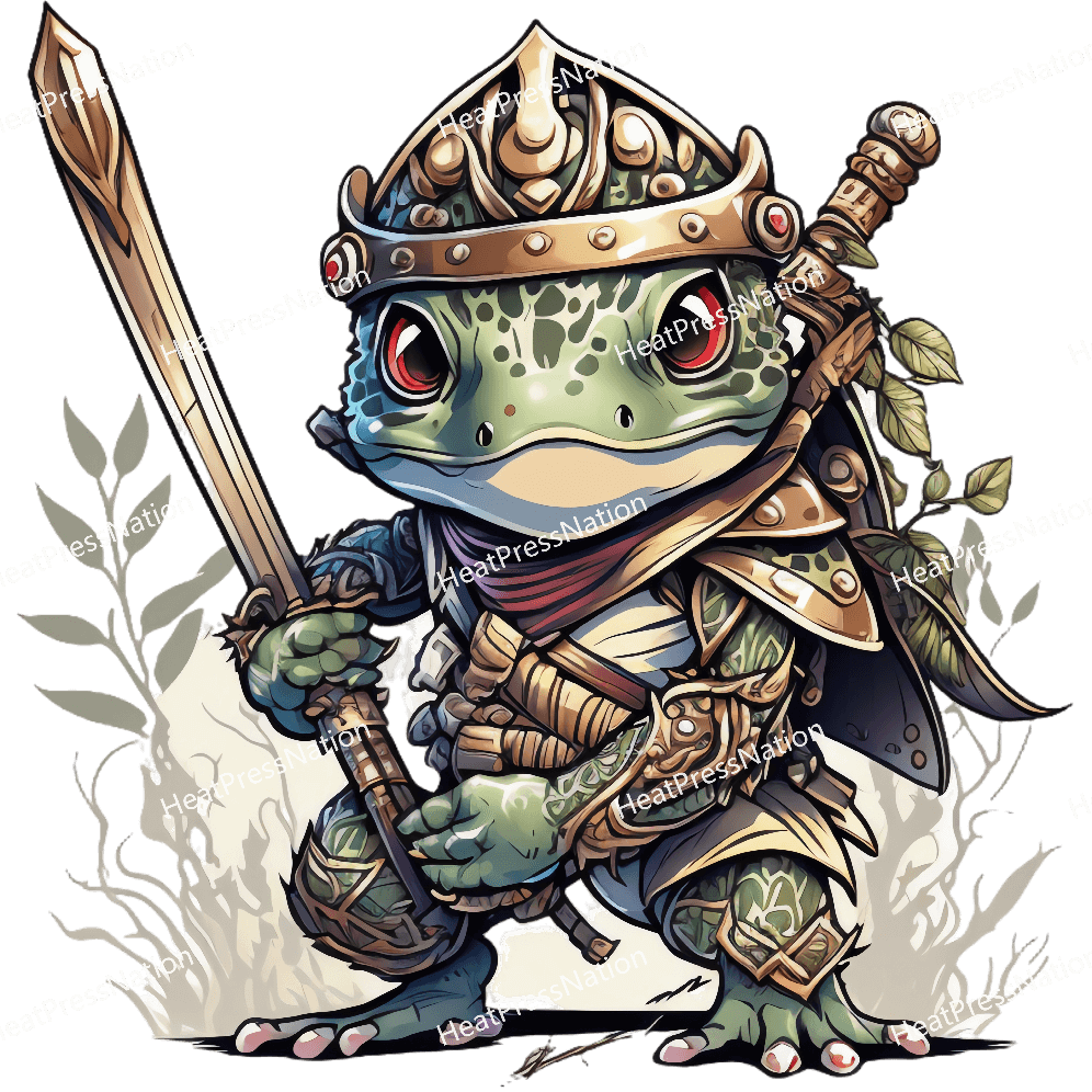 Frog Knight Design - HeatPressNation