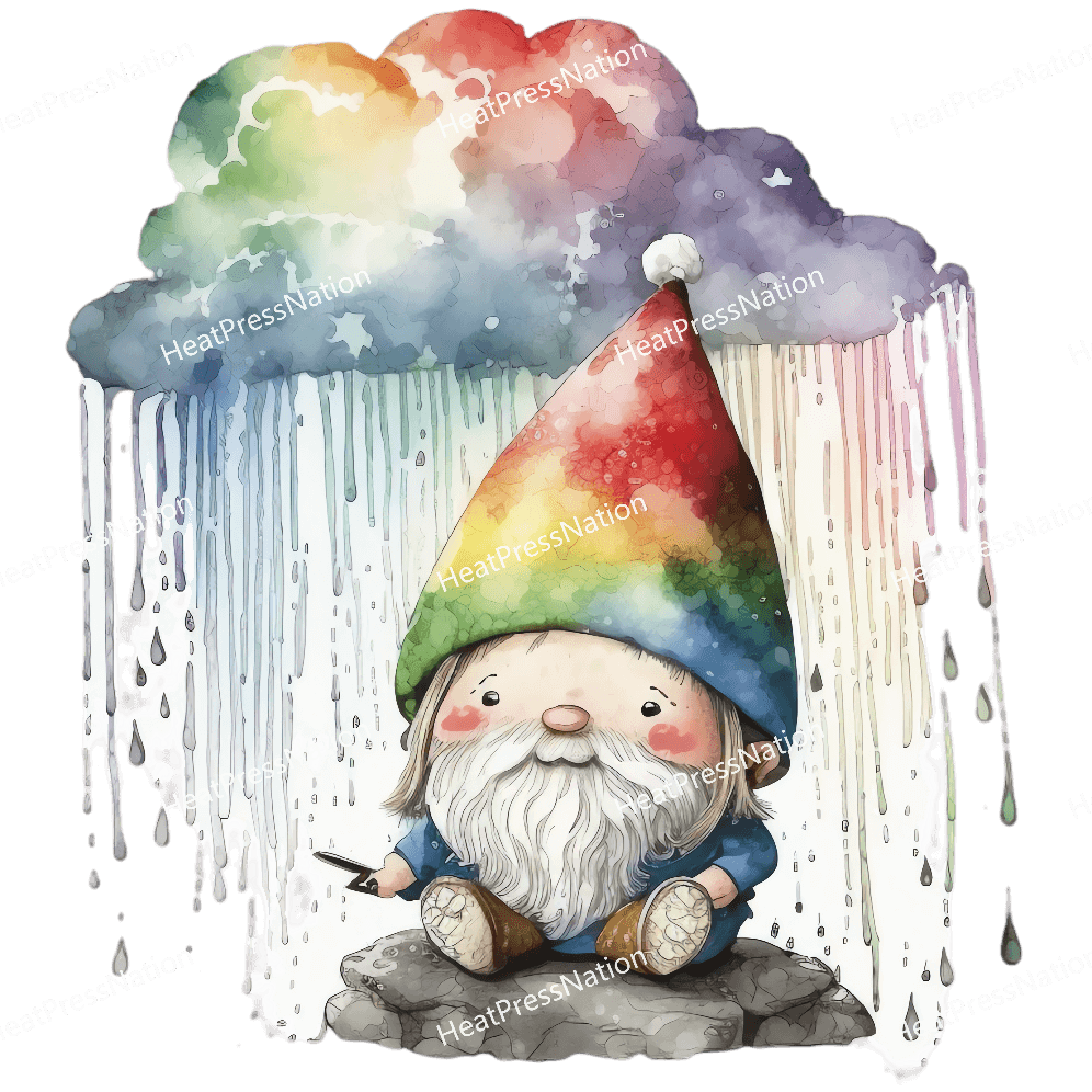 Pouring Gnome Design - HeatPressNation