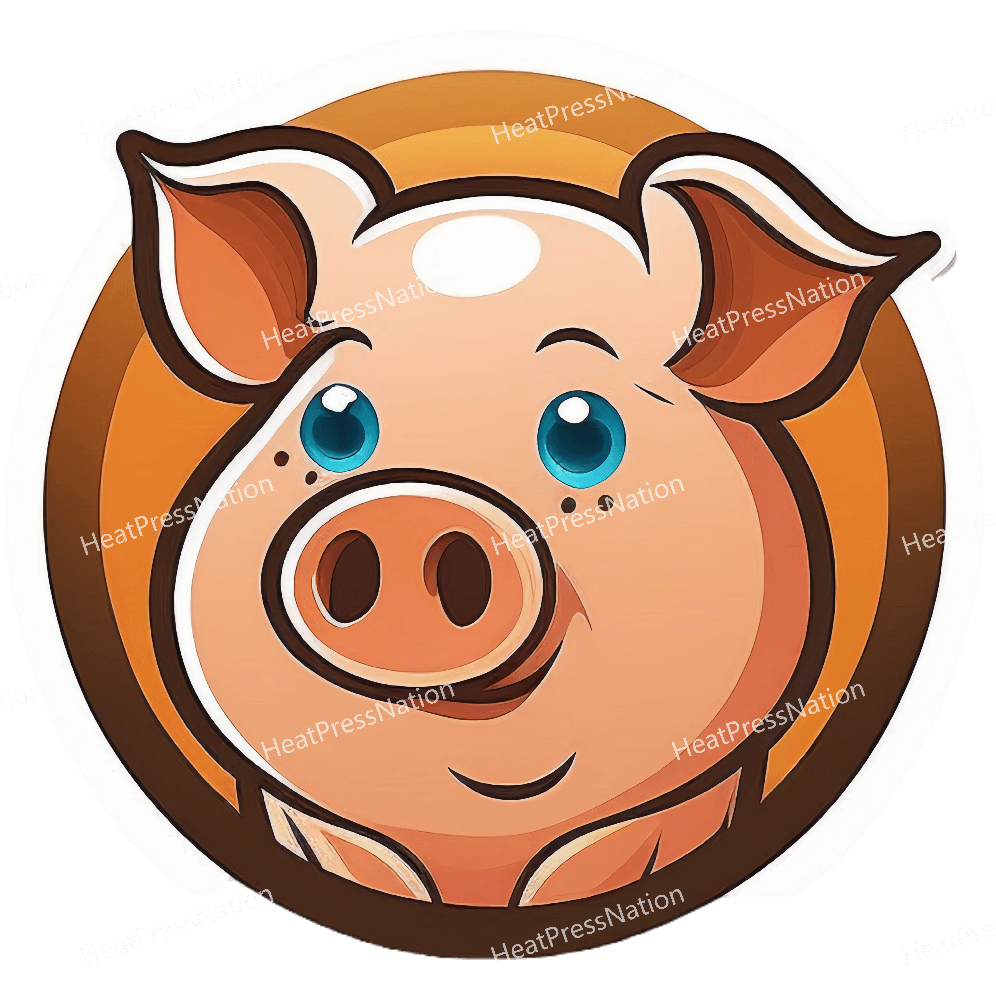 Pig Head Design - HeatPressNation