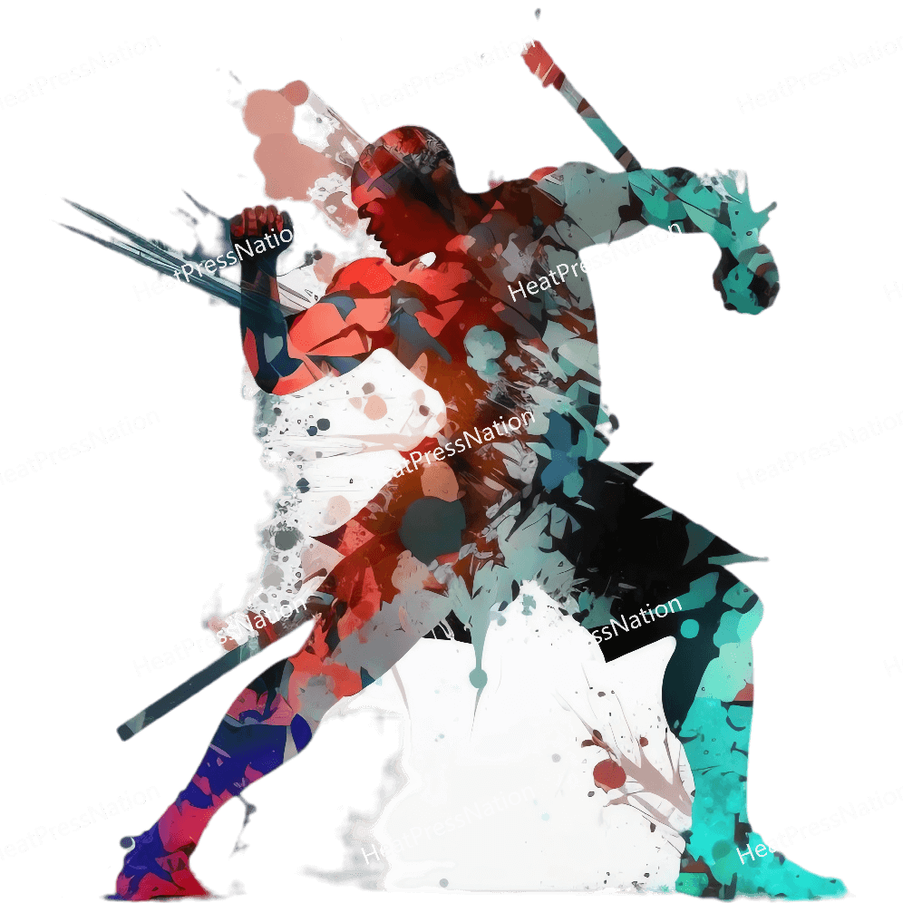 Splatter Fight Design - HeatPressNation