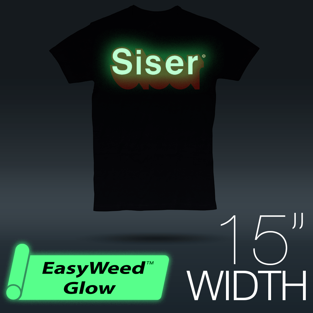 Siser EASYWEED GLOW IN THE DARK Heat Transfer Vinyl 15" - By the Yard - HeatPressNation