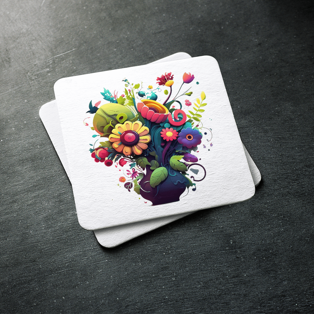 Artsy Flower Design - HeatPressNation