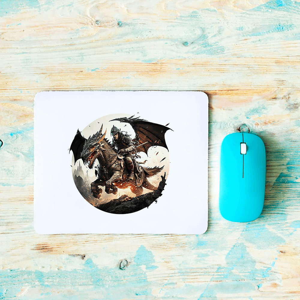 Dragon Riding Warrior Design - HeatPressNation