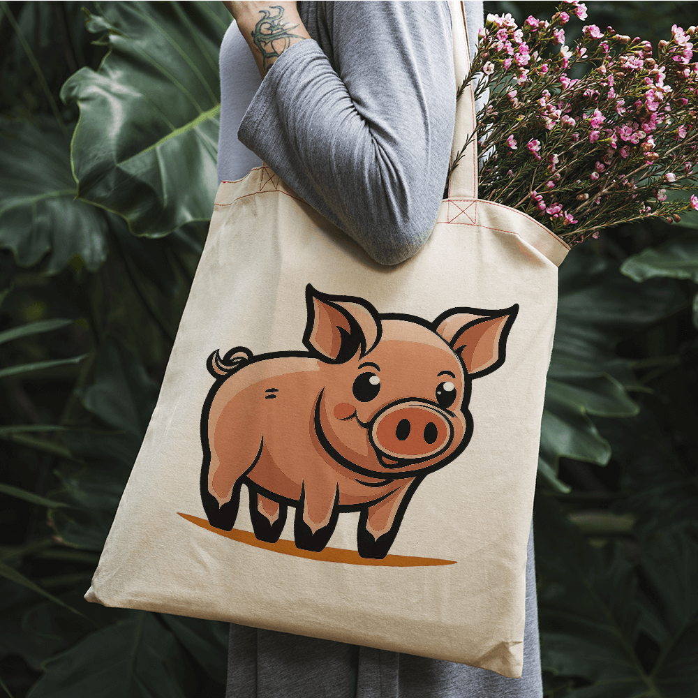 Cartoon Pig Design - HeatPressNation