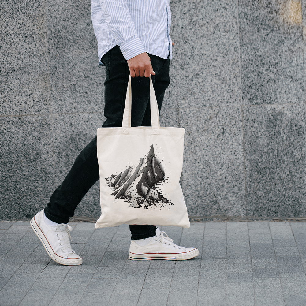 Grayscale Mountain Design - HeatPressNation