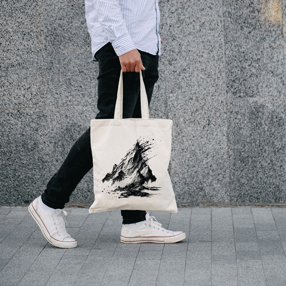 Monochrome Mountain Design - HeatPressNation