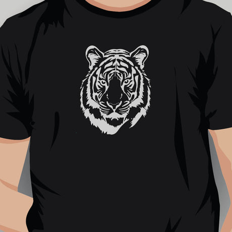 Light Tiger Vector Design - HeatPressNation