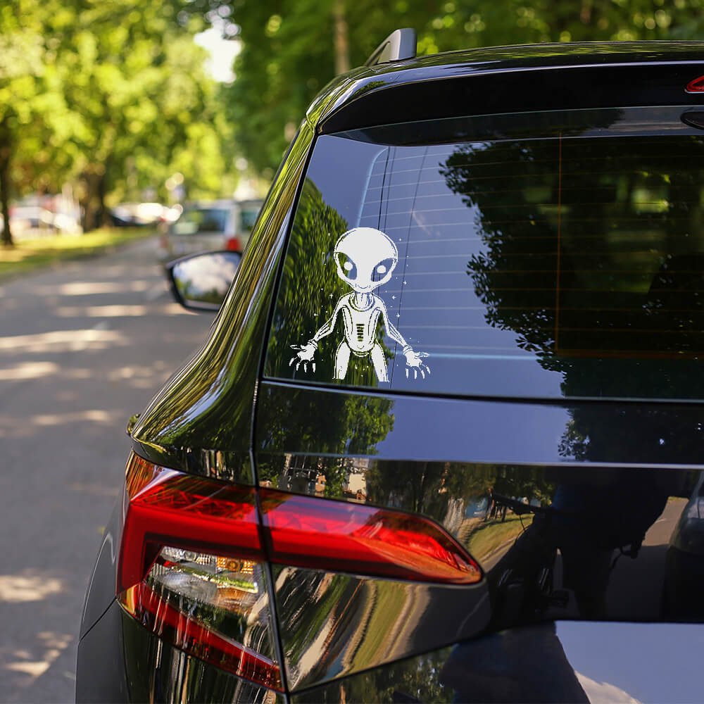 Standing Alien Vector Design - HeatPressNation