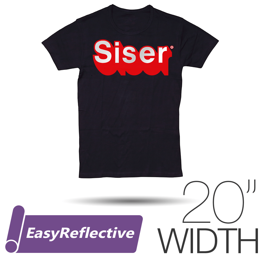 Siser EasyReflective Silver Heat Transfer Vinyl 20" - By the Yard - HeatPressNation