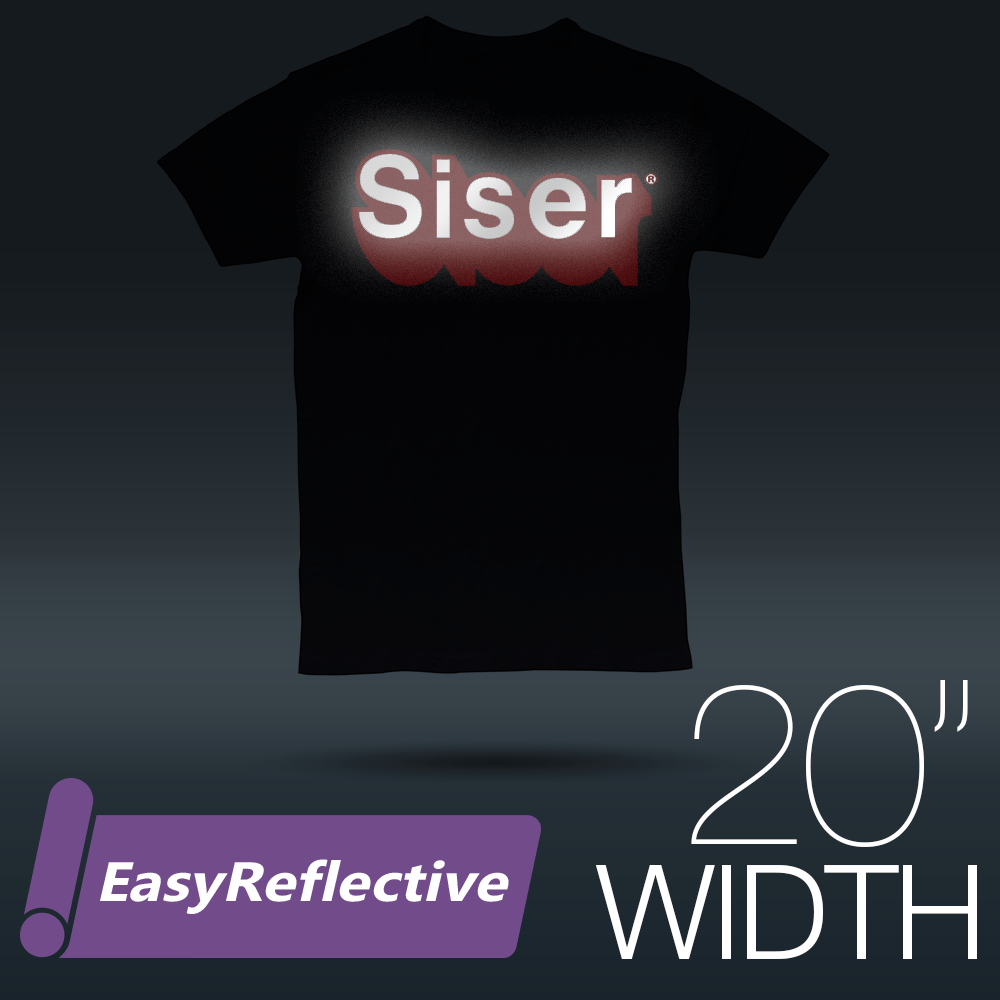 Siser EasyReflective Silver Heat Transfer Vinyl 20" - By the Yard - HeatPressNation