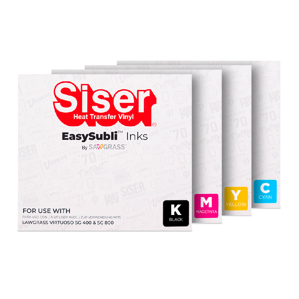 Siser EasySubli Individual Ink Cartridges for Sawgrass Virtuoso SG400/SG800 - HeatPressNation