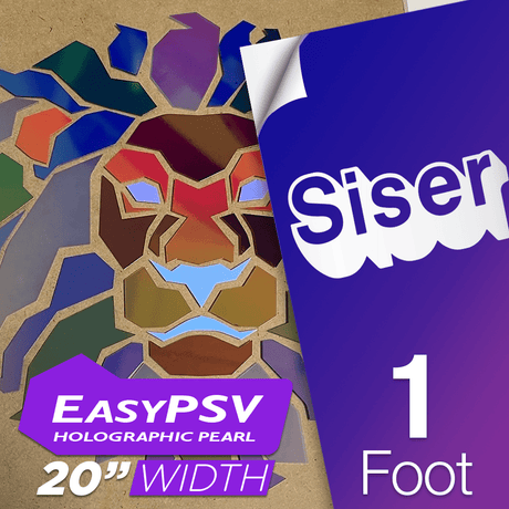 Siser EasyPSV Holographic Pearl Removable Adhesive Sticker Vinyl - 20" x 1 Foot - HeatPressNation