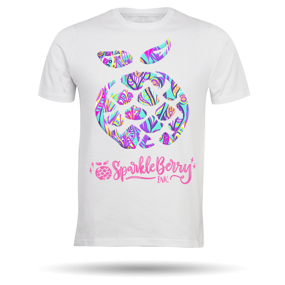 Sparkleberry Ink PATTERNED Heat Transfer Vinyl - Featherly Teal - HeatPressNation