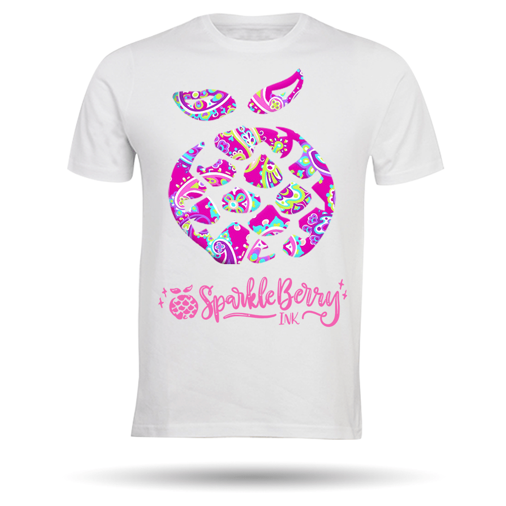 Sparkleberry Ink PATTERNED Heat Transfer Vinyl - Fiesta Paisley Pink - HeatPressNation