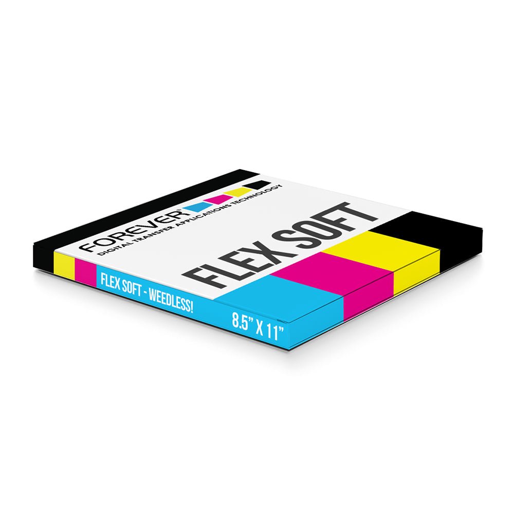 FOREVER Flex Soft (No - Cut) Self - Weeding Transfer Material 8.5" x 11" - 10 Pack - HeatPressNation