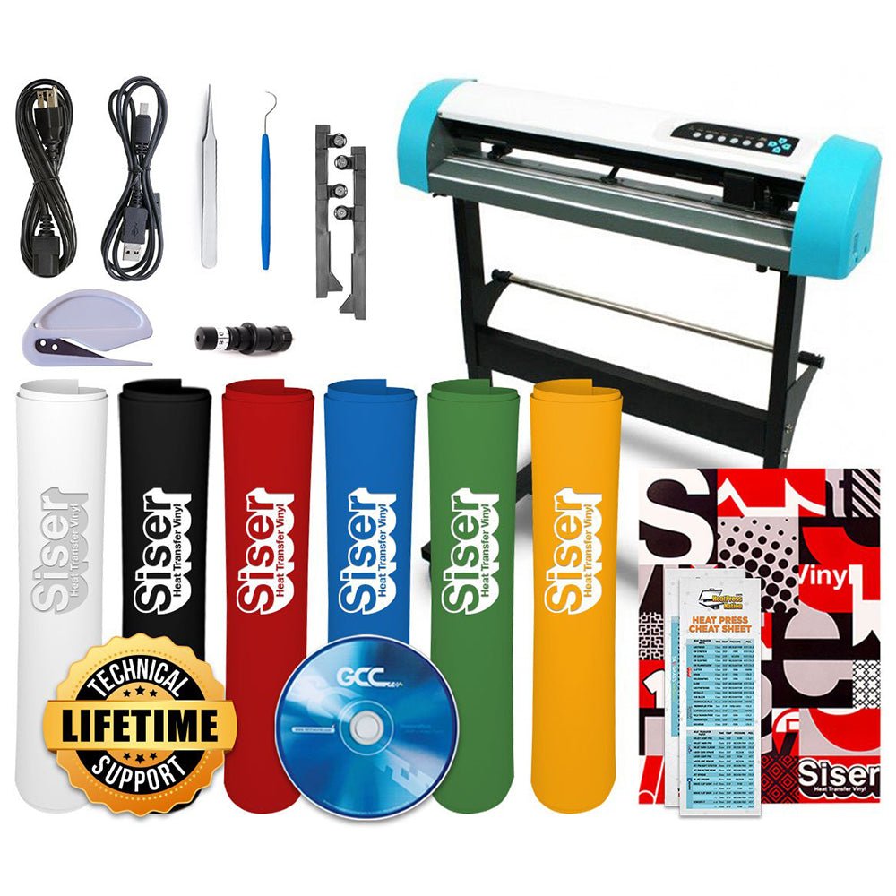 GCC AR - 24 with Stand Vinyl Cutter Complete Bundle - HeatPressNation