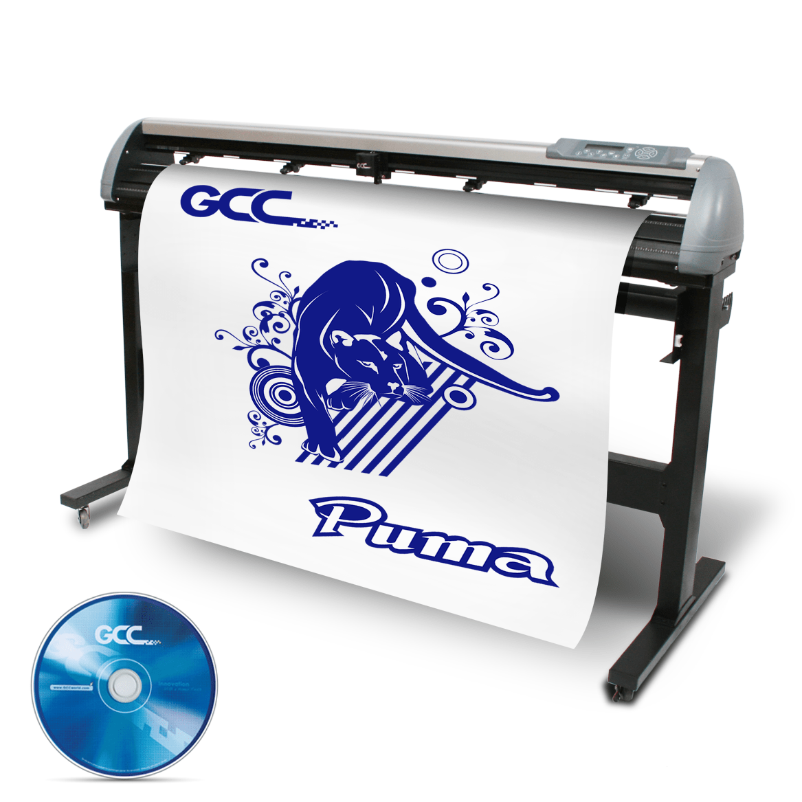 GCC Puma IV Vinyl Cutter Plotter 52" - HeatPressNation