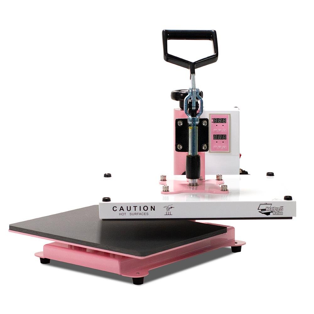 HPN CraftPro 12" x 15" Swing Away Crafting Transfer Machine : Pink - HeatPressNation