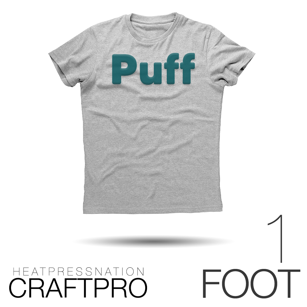 HPN CraftPro Puff Heat Transfer Vinyl - 19.5" x 1 Foot - HeatPressNation