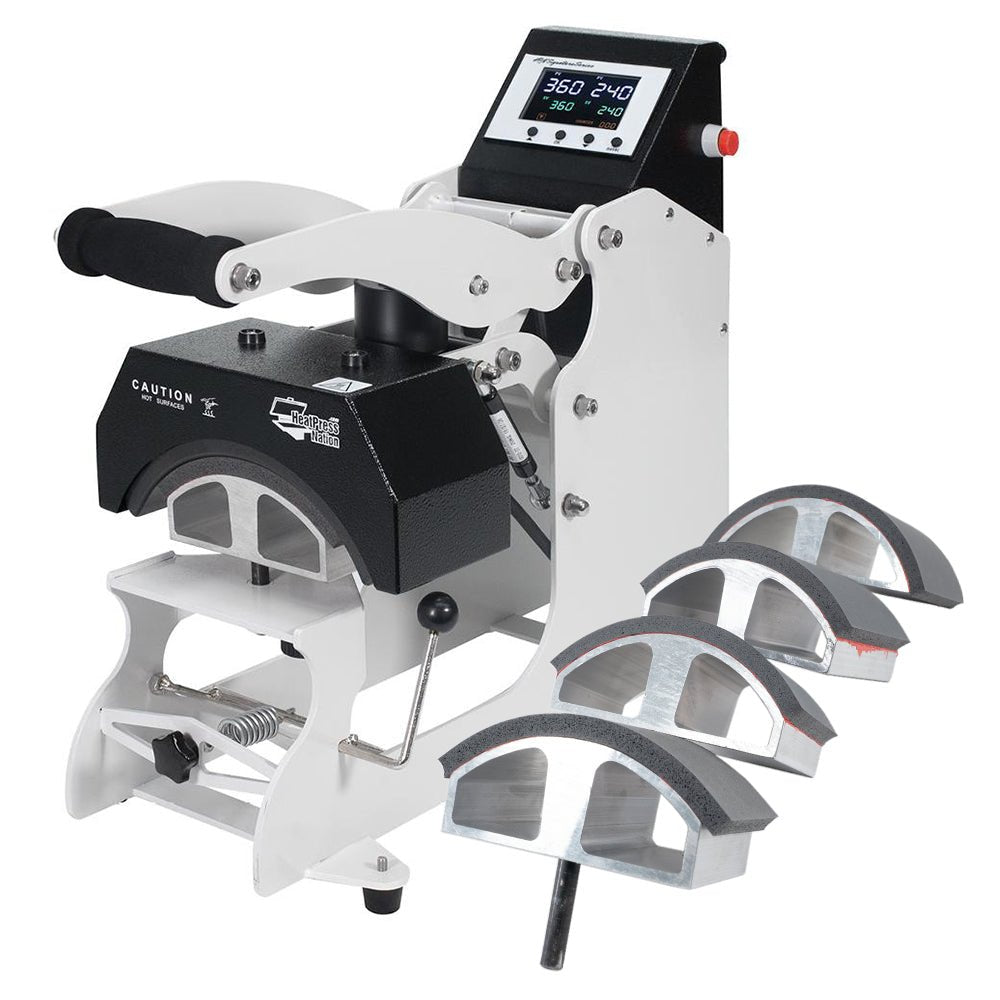 HPN Signature Series Auto - Open Cap Heat Press - HeatPressNation