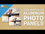 ChromaLuxe 8" x 12" Gloss Sublimation Aluminum Photo Panel
