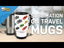 HPN SubliCraft 14 oz. Sublimation Stainless Steel Travel Mug - 24 per Case