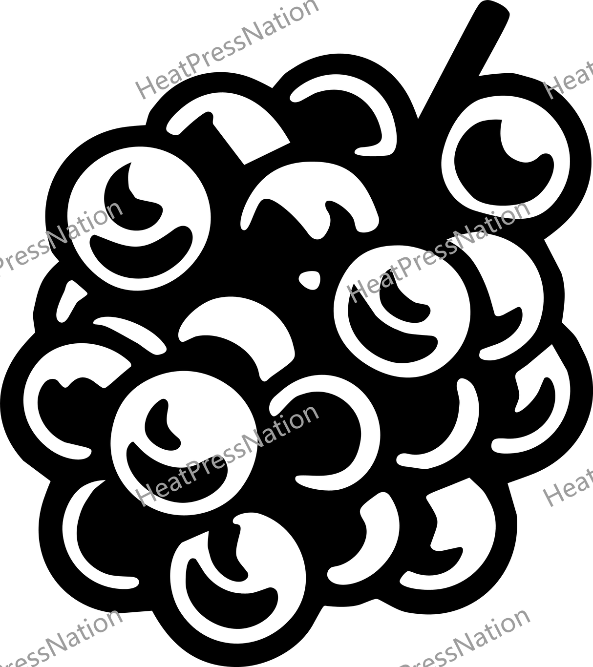 Grape Vector Design - HeatPressNation