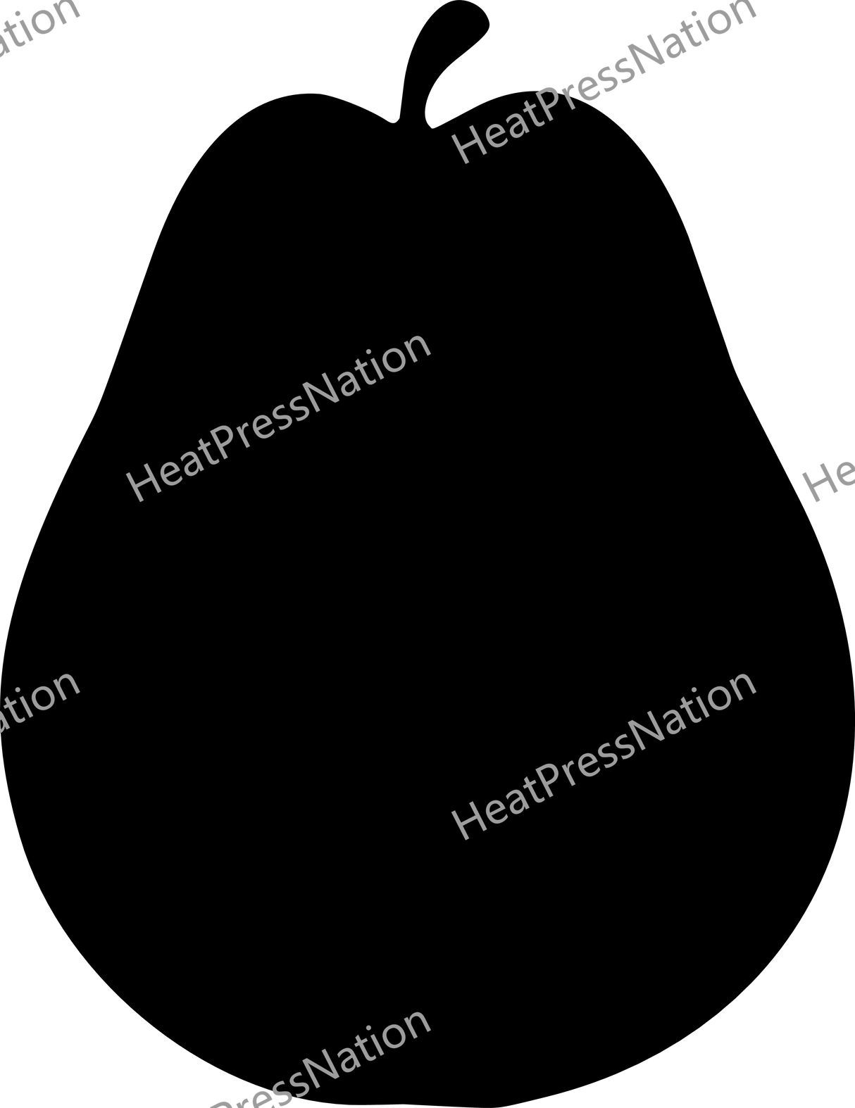 Pear Fruit Vector Design - HeatPressNation