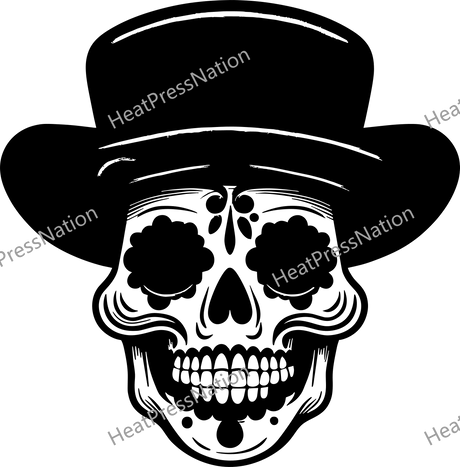 Sugar Skull Vector Design - HeatPressNation