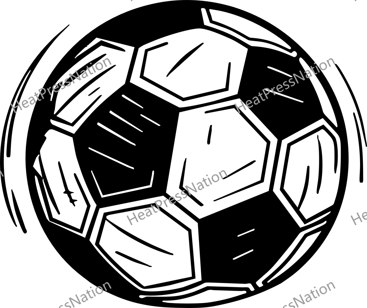 Soccerball Vector Design - HeatPressNation