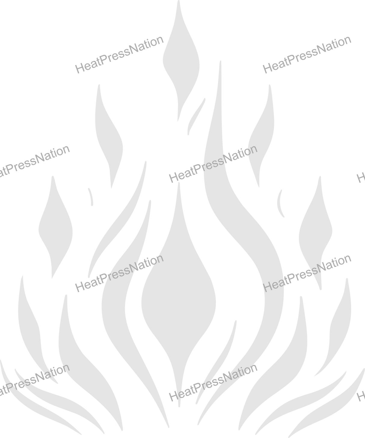 Campire Flame Vector Design - HeatPressNation